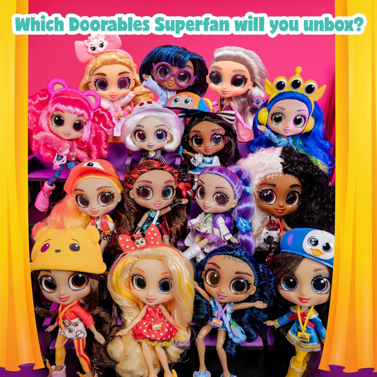 Just Play Disney Doorables ADOORBS Dolls, Collectible Dolls, Kids Toys for Ages 5 Up, Kids Toys for Ages 5 Up