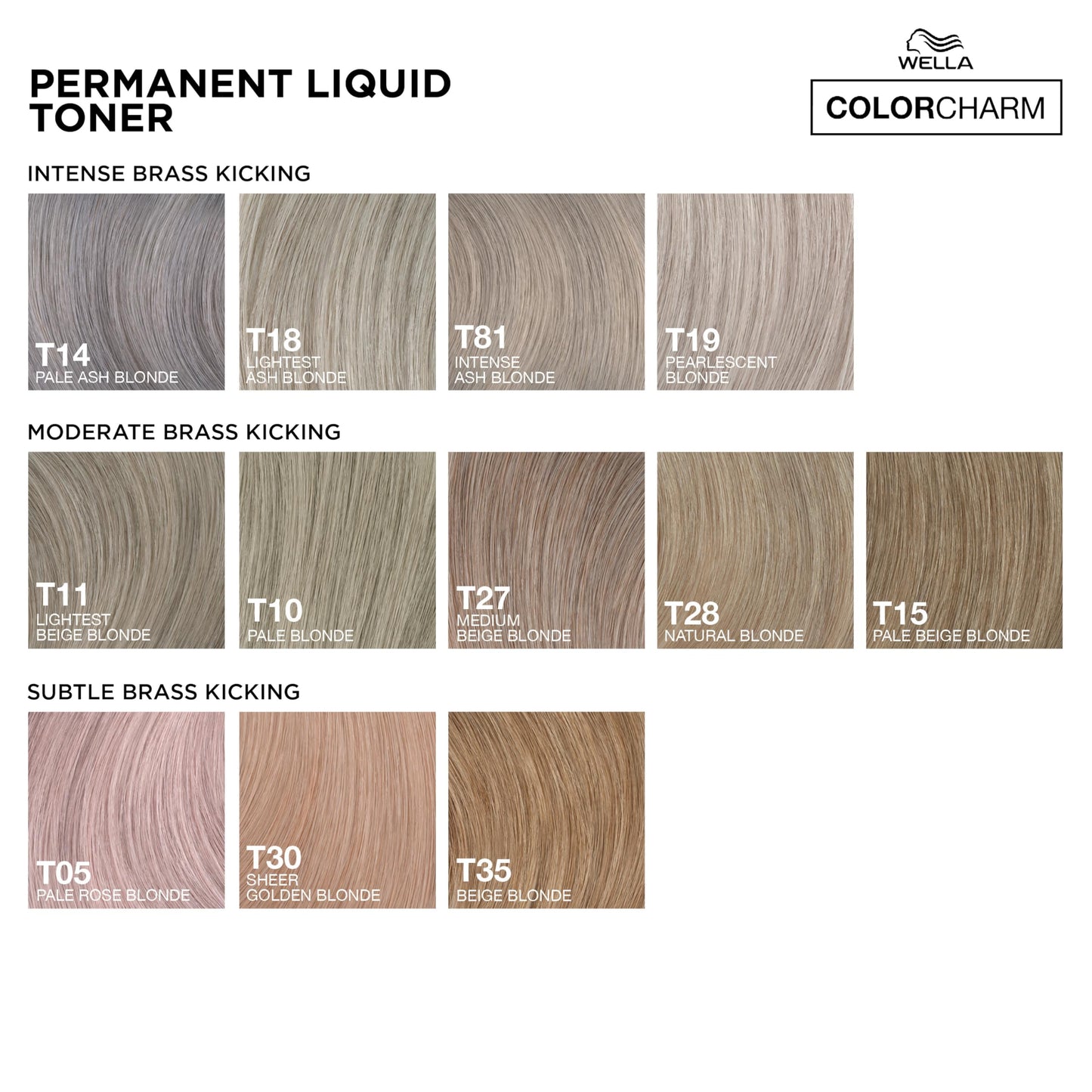 COLORCHARM Permanent Liquid Toners | Neutralize Brass | Free of Parabens | Vegan | T18 Lightest Ash Blonde | 1.4 Fl Oz
