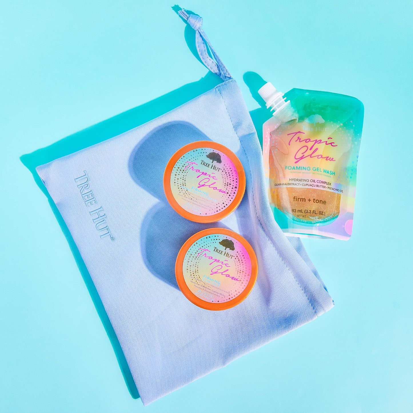 Tree Hut Glitz & Glow On the Go Travel Kit, Tropic Glow Gift Set