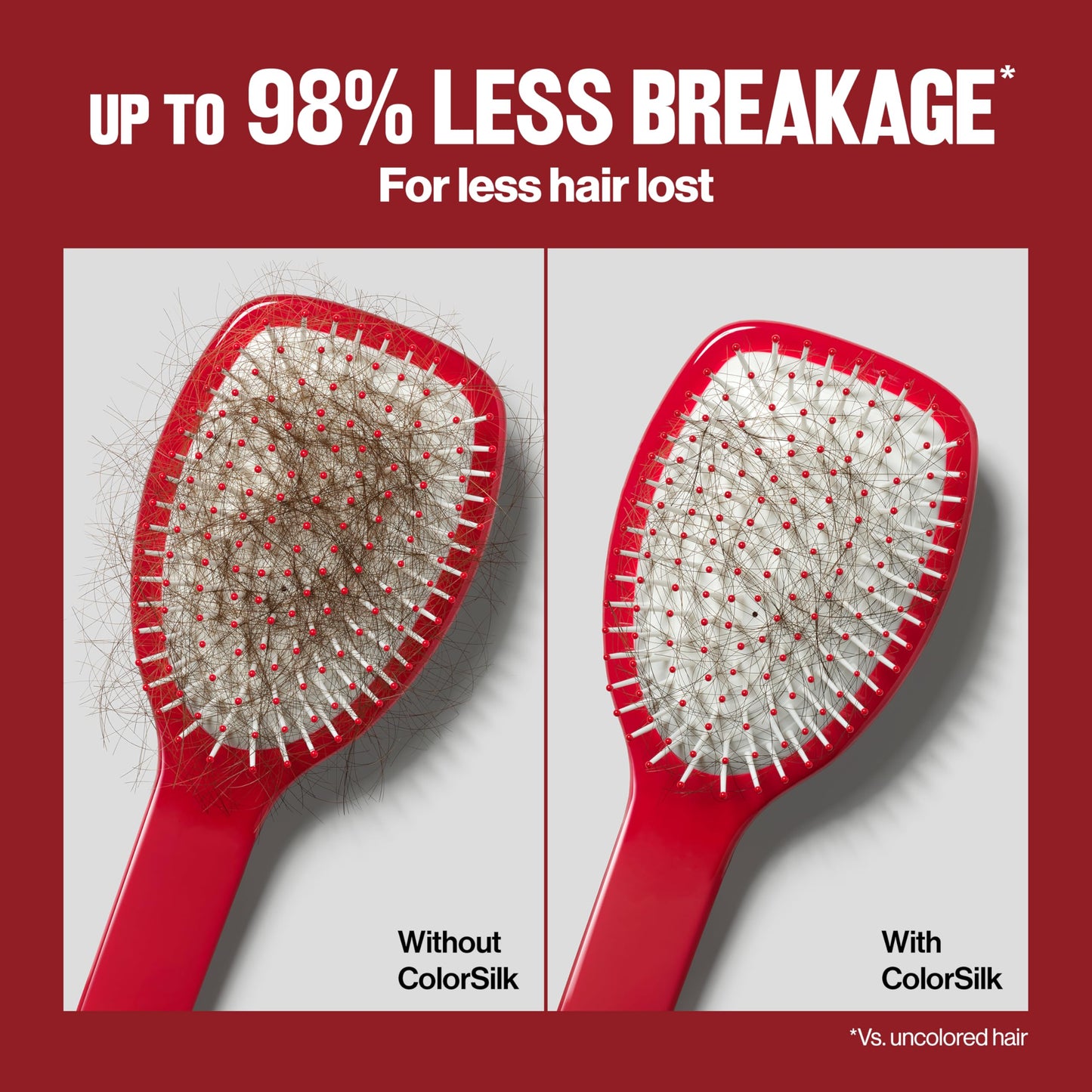 Revlon ColorSilk Brown Hair Dye with Bond Repair Complex, 100% Gray Coverage, Ammonia-Free, Vegan Keratin, 30 Dark Brown, 3 Pack