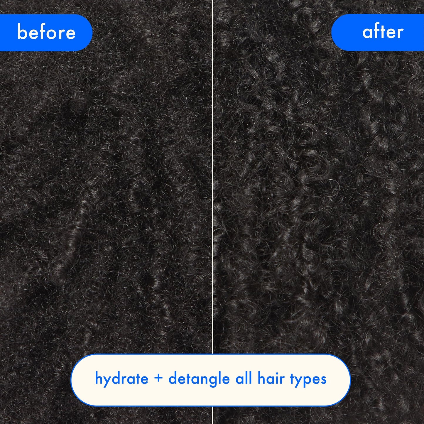 amika Hydro Rush Intense Moisture Leave-In Conditioner with Hyaluronic Acid | for all hair types, long-lasting hydration, detangles and reduces frizz, 200ml