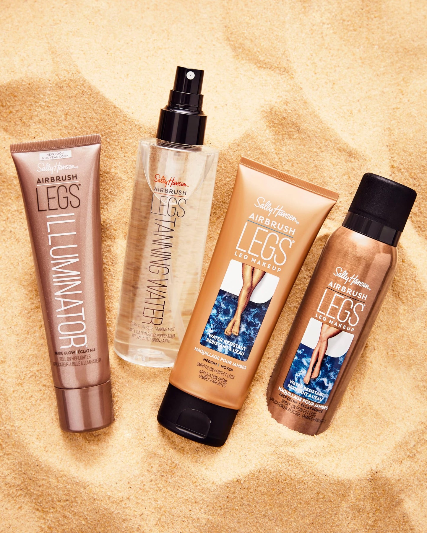 Sally Hansen Airbrush Legs®, Leg Makeup, Light, Easy Application, Flawless Looking Legs, Water Resistant, Transfer Proof Lotion