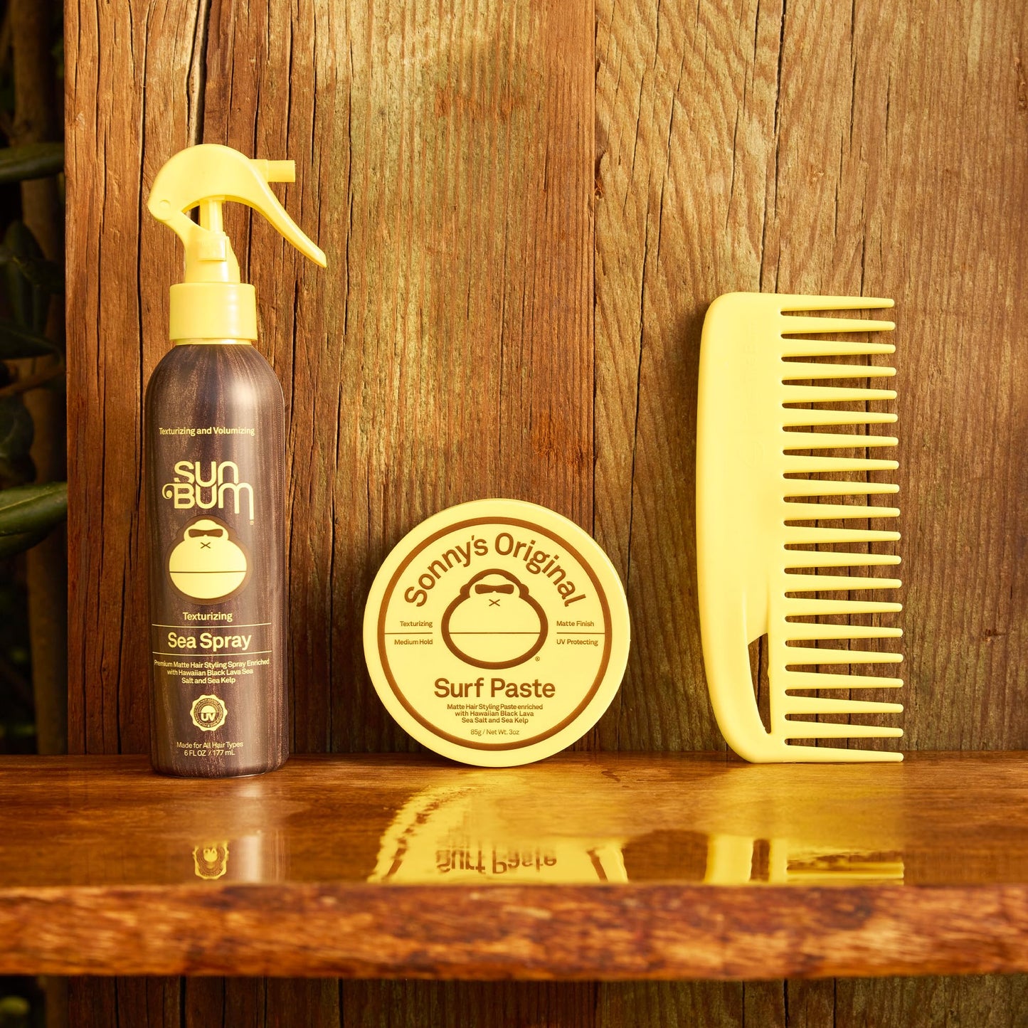Sun Bum Sonny's Original Surf Paste - Matte Finish Hair Styling Paste - Medium Hold - 3 oz