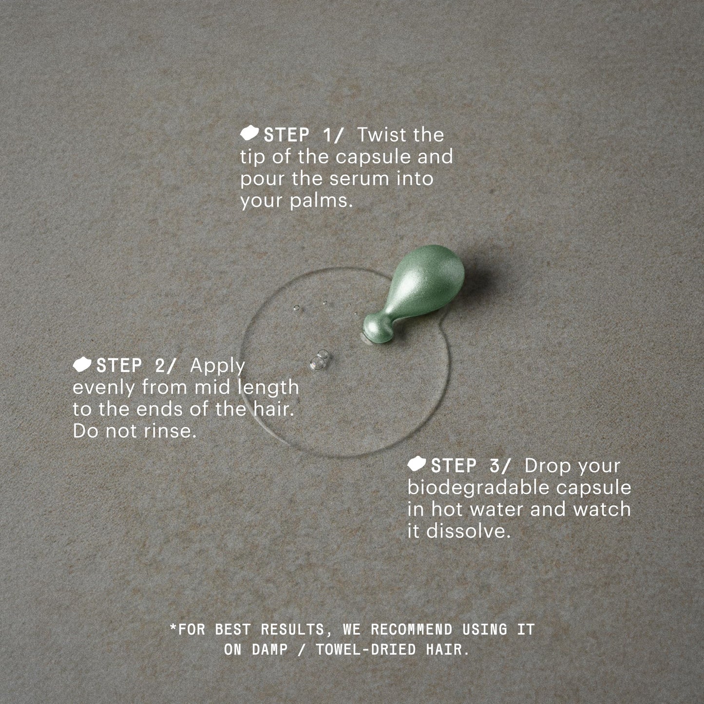 Remilia Hair Serum Capsules for Frizzy & Damaged Hair – Keratin, Silk Protein & Vitamin B5 – Anti-Frizz, Smoothing & Repair Treatment – Made in Italy, 30 Ct