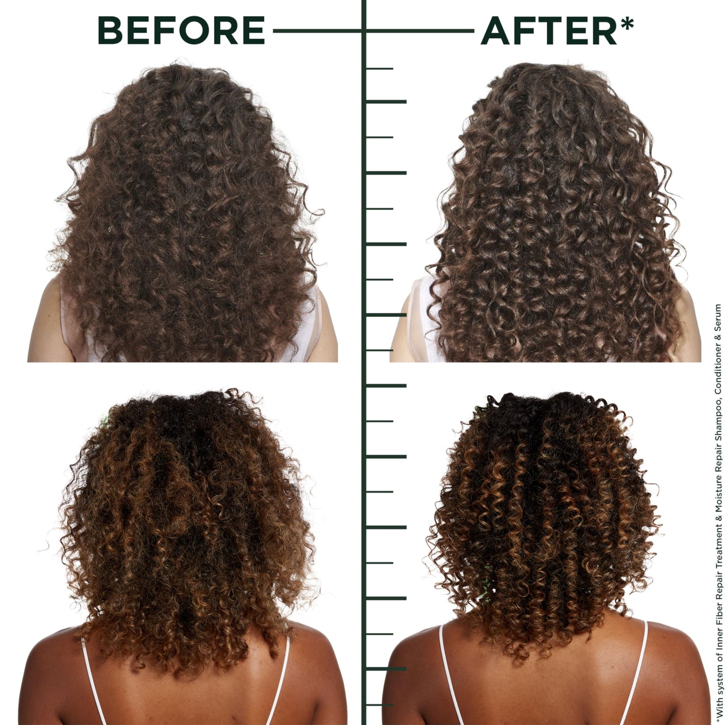 Garnier Fructis Hair Filler Moisture Repair Serum Treatment, Moisturizing Hair Serum for Curls and Waves with Hyaluronic Acid, 3.75 Fl Oz, 1 Count