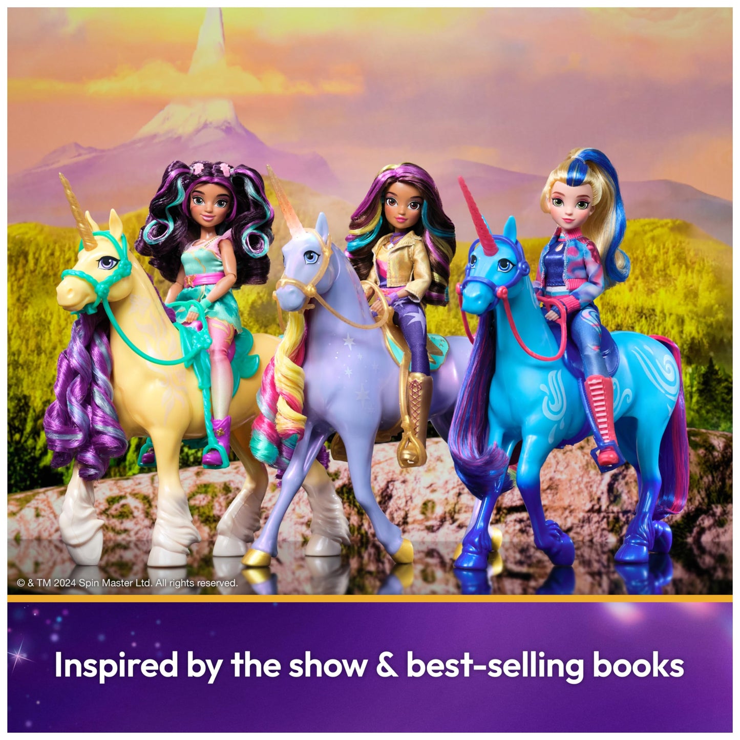 Unicorn Academy, Sophia Doll with 6 Accessories, 9.5”, Dolls & Unicorn Toys for Girls Ages 4 and up