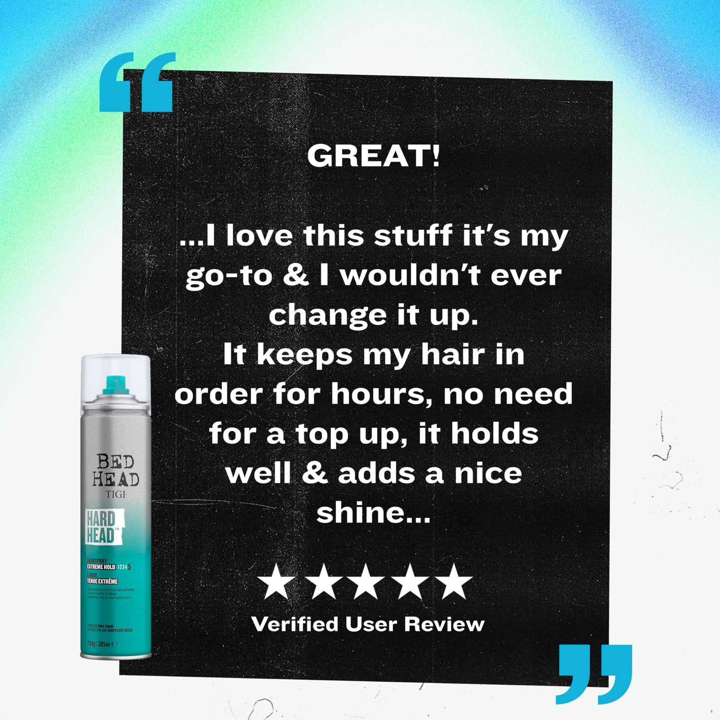 TIGI Bed Head Hard Head Hairspray for Extra Strong Hold 11.7 oz