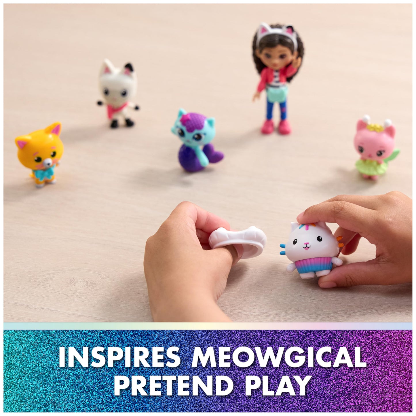 Gabby's Dollhouse: The Movie, Cat-Venture Crew Pack, 11-Piece Toy Figure Set with Accessories, Kids Toys for Girls & Boys Ages 3 and Up