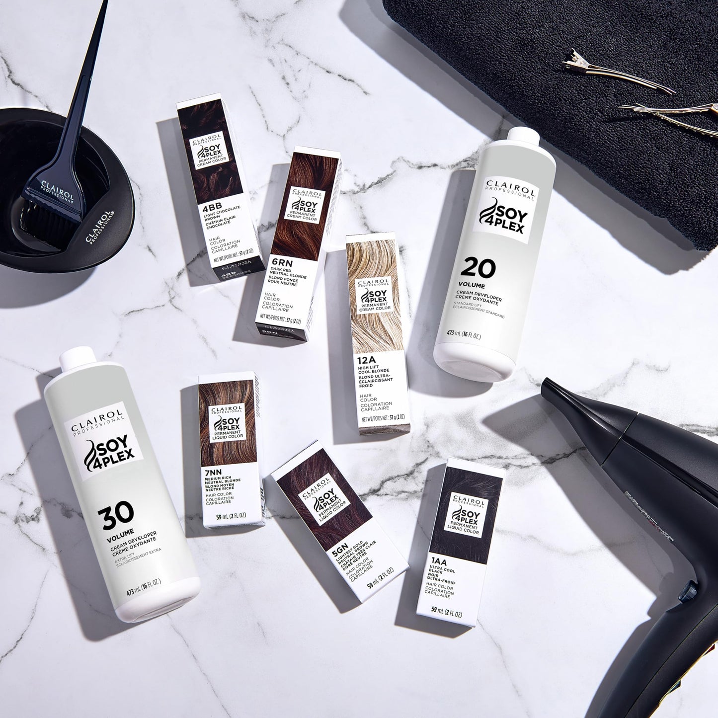 Clairol Professional Crème Permanente, 12a High Lift Cool Blonde, 2 oz. - Packaging May Vary