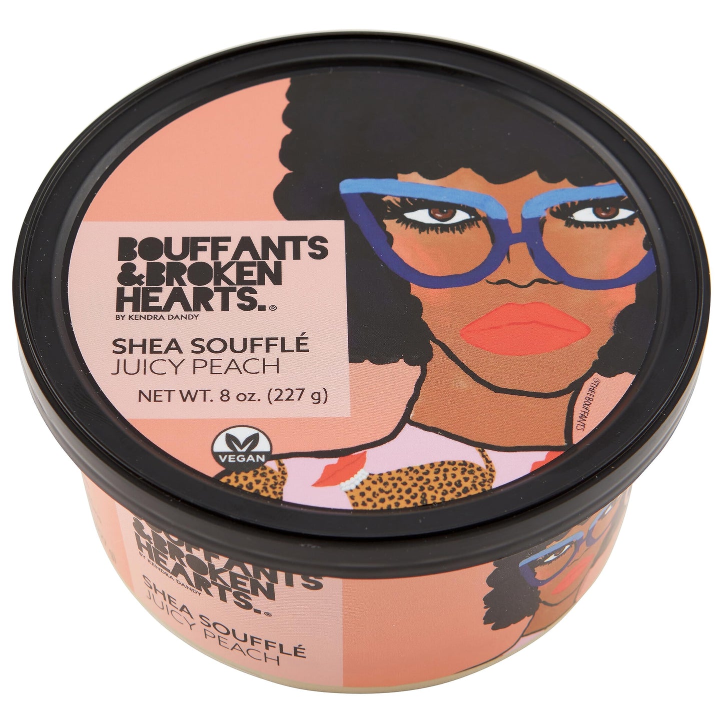 Ashanti Naturals Scented Whipped Shea Butter for Skin | Moisturizing African Raw Shea Butter, Almond Oil and Coconut (Juicy Peach Souffle, 8oz)