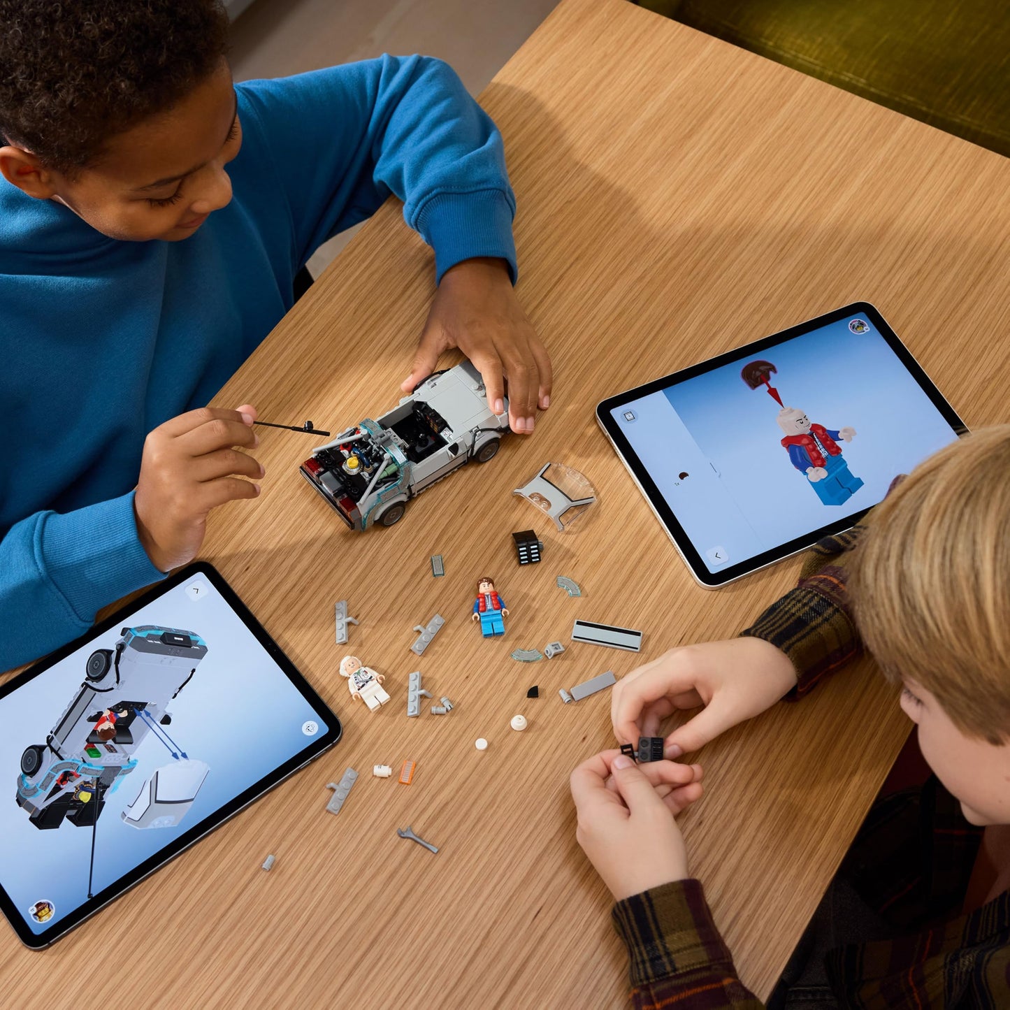 LEGO Speed Champions Back to the Future Time Machine Toy – Build & Display Car for Kids 9+, 2 Modes, Birthday Gift, Set 77256