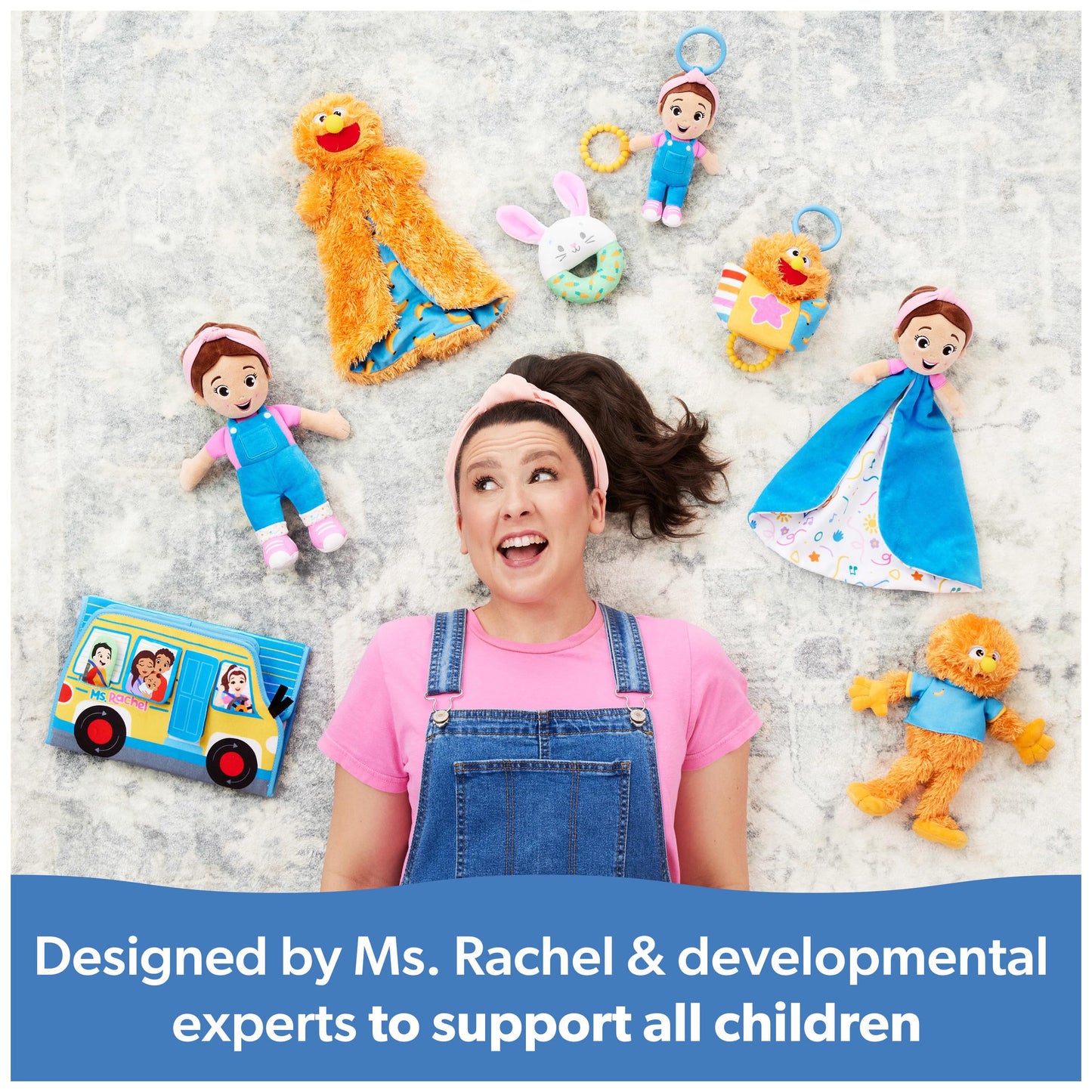 Ms. Rachel Official Herbie Cuddle & Comfort Friend Doll, 11” Premium Plush Baby Toy, Toddler Toys for Girls & Boys for Ages 6 Months to 3+