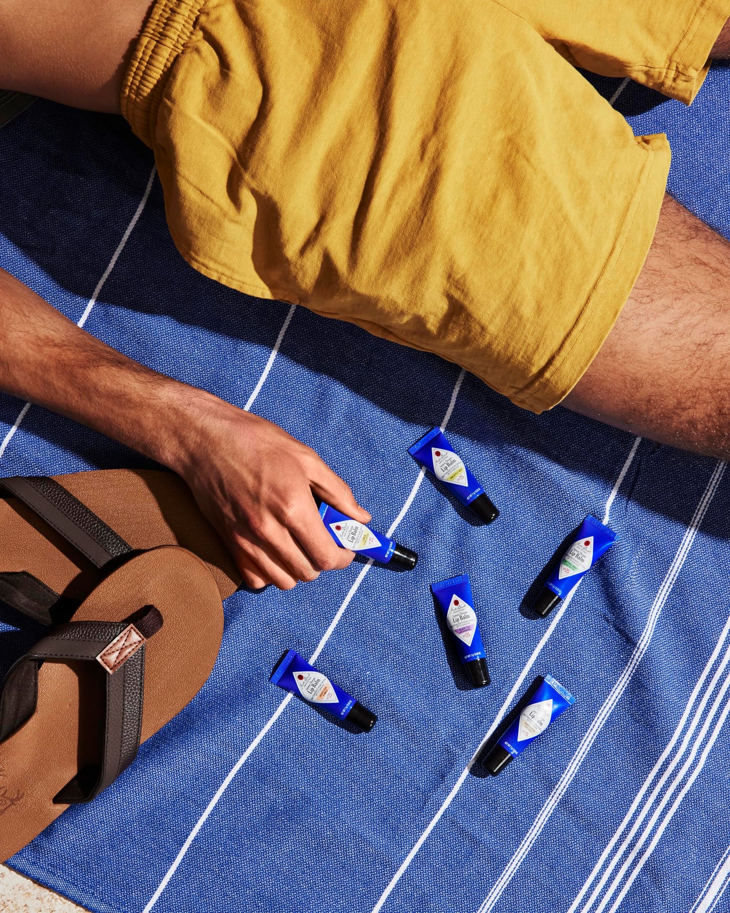 Jack Black Intense Therapy Lip Balm SPF 25, 0.25 Oz (Pack of 3) – Shea Butter & Vitamin E, Hydrating Lip Moisturizer for Dry Lips