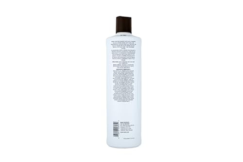 Nioxin Scalp + Hair Thickening System 1 Shampoo| For Natural or Untreated Hair with Light Thinning | With Niacinamide and Biotin | 16.9 Fl oz.