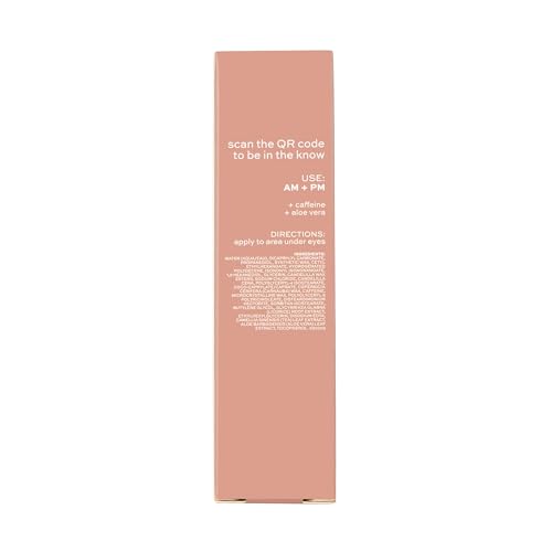 ITK Skincare Caffeine & Aloe Vera Under Eye Stick, Hydrates, Reduces Puffiness, Brightens & Smooths Fine Lines, 0.5 oz