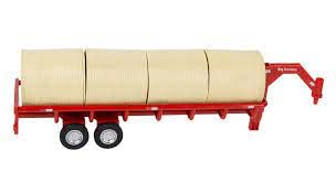 Big Country Toys Hay Trailer with Gooseneck Trailer Hitch, Fun Add-On for Farm Toys & Toy Trucks…