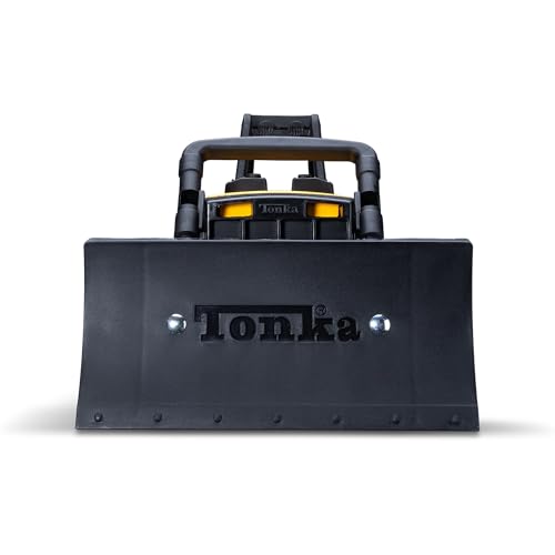 Tonka Steel Classics Bulldozer - Made with Steel & Sturdy Plastic, Yellow Toy Construction Truck, Boys and Girls, Kids, Toddlers, Ages 3+