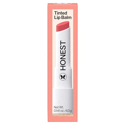 Honest Beauty Moisturizing Vegan Tinted Lip Balm | Antioxidant-rich Acai Extracts + Avocado Oil | Paraben Free + Cruelty Free | Summer Melon