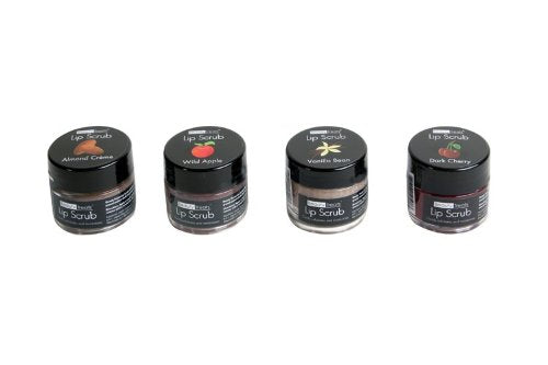 Lip Scrub With Antioxidants and Vitamin E 4 pcs Set All 4 Different Flavors