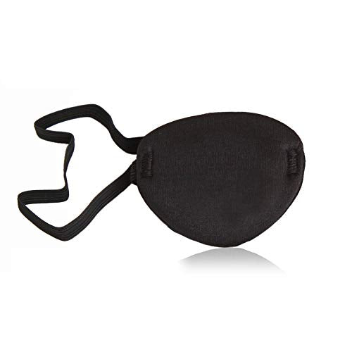 Oarkive Eye Patch for Adults – Soft Black Eyepatch for Pirate Costume, Cosplay, Halloween, Adjustable Eye Patches for Dress Up