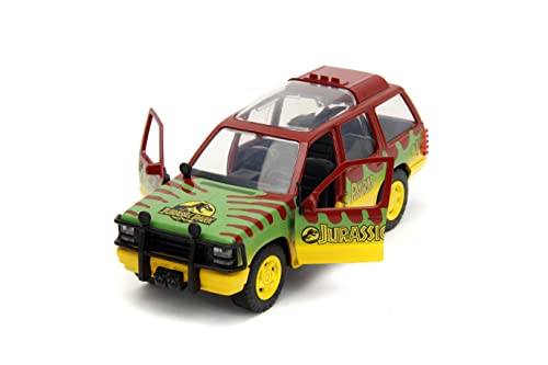 Jada Jurassic Park 1:32 1993 Ford Explorer Die-Cast Car, Toys for Kids and Adults