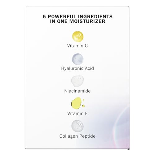 Olay Super Cream SPF 30 Face Moisturizer – 5-in-1 Hydrating, Brightening & Firming with Niacinamide, Vitamin C & Collagen Peptide, 1.7 oz