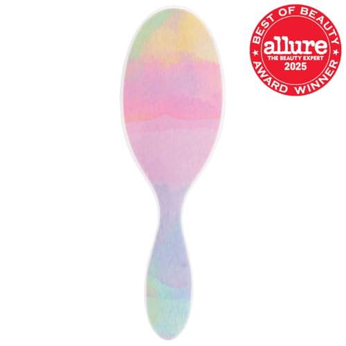 Wet Brush Original Detangler Hair Brush – Color Wash Stripes | Ultra-Soft IntelliFlex Bristles for Wet, Dry & Damaged Hair | Women & Men