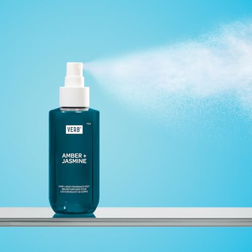 VERB Hair and Body Mist - Fragrance Amber & Jasmine Travel Size, 1 oz