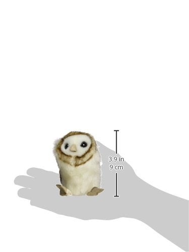 Folkmanis Mini Barn Owl Finger Puppet Cream, Brown, 1 EA
