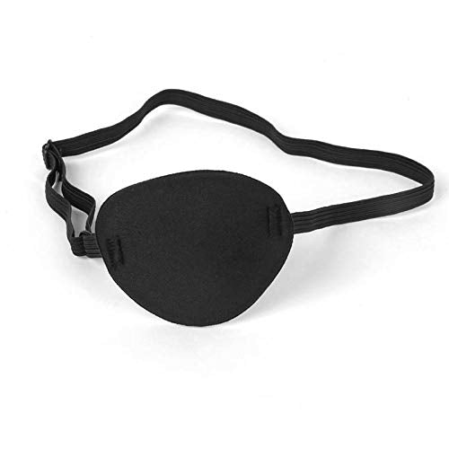 Oarkive Eye Patch for Adults – Soft Black Eyepatch for Pirate Costume, Cosplay, Halloween, Adjustable Eye Patches for Dress Up