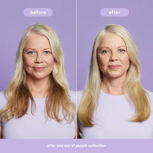 VERB Purple Mask, 6.3 oz - Deep Conditioner for Blonde, Silver & Grey Hair – Neutralizes Brassiness + Adds Shine - Vegan & Cruelty-Free