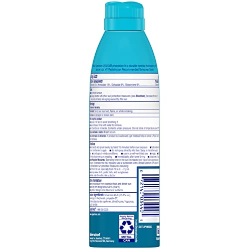 Coppertone KIDS Sunscreen Continuous Spray SPF 50 (5.5 Ounce, Pack of 2) (Packaging may vary)