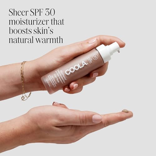 COOLA Organic Rosilliance BB Cream with SPF 30, Tinted Moisturizer Sunscreen & Foundation, Dermatologist Tested, Fresh Rose, 1.5 Fl Oz