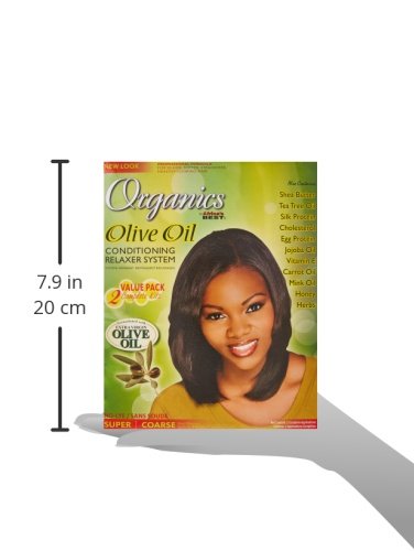 Originals by Africa's Best Olive Oil Conditioning Relaxer System 2-Pack | Repairs, Restores & Softens Coarse Hair for Shine & Elasticity