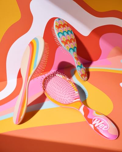 Wet Brush Original Detangler Hair Brush – Rainbow Sun Days Limited Edition, Ultra-Soft IntelliFlex Bristles for Wet & Dry Hair, Women & Men