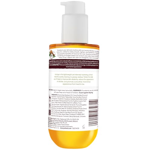 Palmer's Coconut Oil Brazilian Coco Firming Body Oil with Vitamin E, 6.5oz – Tightens & Firms Bum, Bust & Belly, 48Hr Moisture