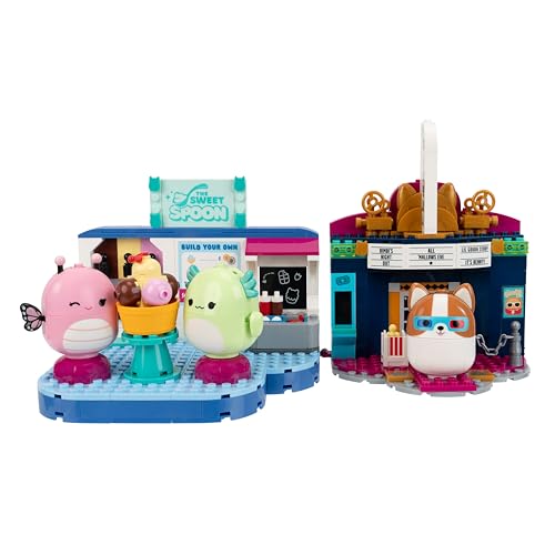 BLDR Squishmallows Reginald at The Movies Building Set - Reginald The Corgi Buildable Figure - Squishmallows Fans 8+, 0093
