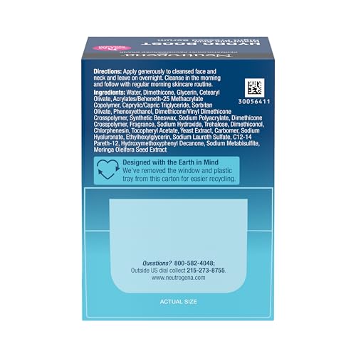 Neutrogena, Hydro Boost Night Pressed Serum with Hyaluronic Acid, 1.7 Ounce