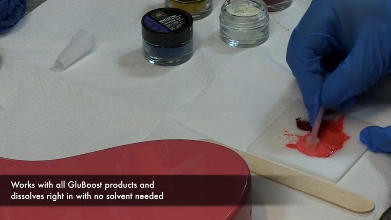GluBoost MasterTint Red – Long-Lasting Color Additive for Perfect Color Matching – Works with MasterGlu & Fill n’ Finish Pro – No Solvent Needed