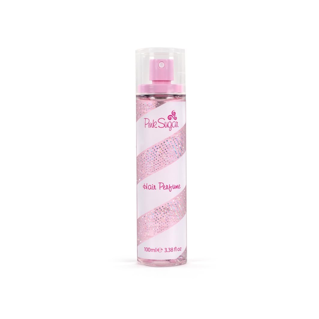 Pink Sugar Hair Perfume for Women – Sweet Floral & Fruity Body Mist with Raspberry, Cotton Candy & Vanilla Notes, Light Scent, 3.38 Fl Oz