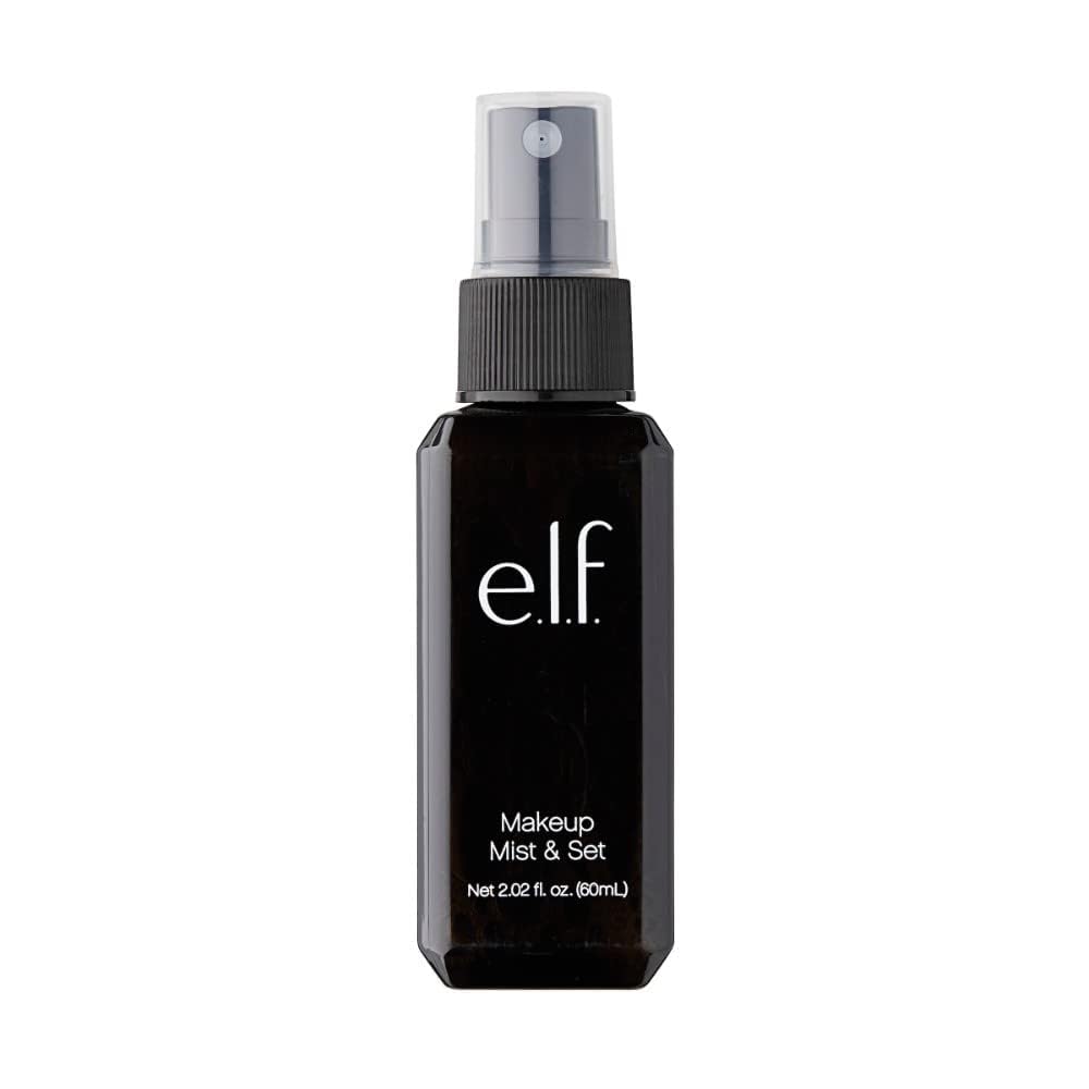 e.l.f. Makeup Mist & Set Spray – Long-Lasting, Lightweight Setting Spray for All-Day Wear – Hydrating & Refreshing with Aloe, Green Tea & Cucumber, 2.02 fl oz