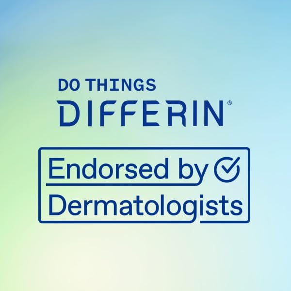 Differin Acne Face Wash 5% Benzoyl Peroxide – Daily Deep Cleanser for Acne-Prone, Sensitive Skin, Gentle Skincare, 4 oz