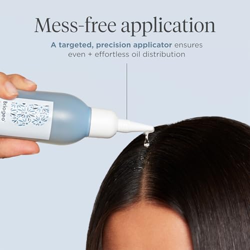 Briogeo Scalp Revival Rosemary Pre-Wash Oil – Dry Scalp Treatment for Stronger, Longer Hair, Deep Moisture with Lipids & Vitamins, Vegan, 1 fl oz