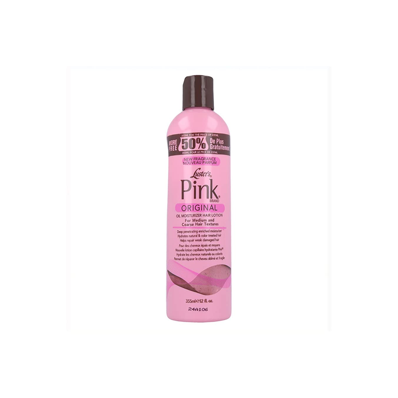 Luster's Pink Oil Moisturizer Hair Lotion, Pink Protection, Bonus Size, 12 Oz