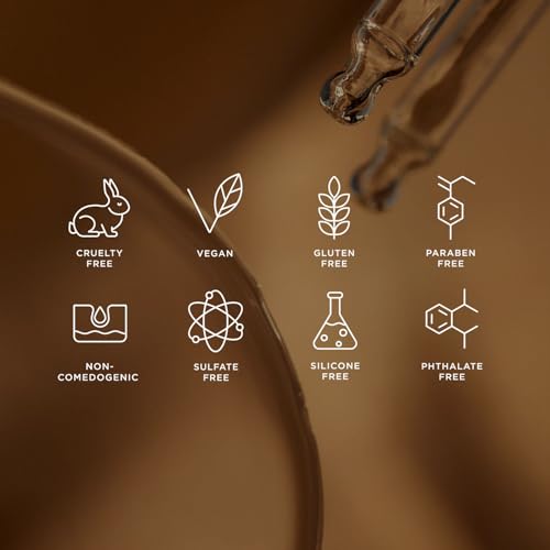 Lux Unfiltered N°12 Face Tanning Drops - Hydrating Self Tanner with Hyaluronic Acid, Vitamin E & Passionfruit Oil - Vegan, Fragrance Free, Non-Comedogenic