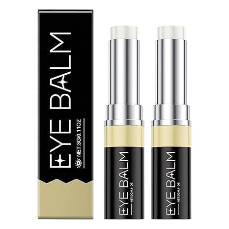 Erases Eye Bags Within Minutes, Under Eye Balm Stick for Under Eyes Bags, Turmeric & Retinol Eye Cream Stick, Erase for Dark Circles Puffiness (2PCS)