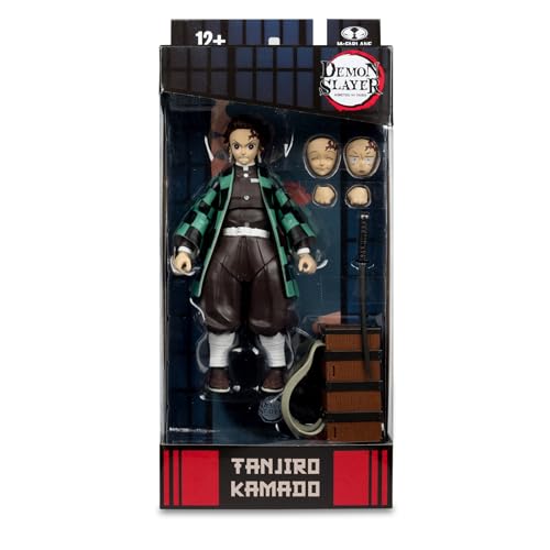 McFarlane Toys - Demon Slayer Tanjiro Kamado (with Nezuko Box) 7in Action Figure