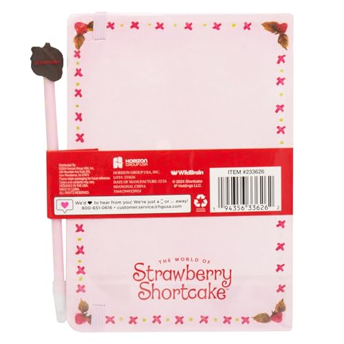 Strawberry Shortcake Journal Set for Girls – Includes Pen, Scented Stickers & Stationery Kit | Birthday Gift for 8-Year-Olds