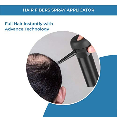 Hair Fiber Applicator Spray Nozzle for Thinning Hair | Precision Atomizer for Hair Building Fibers & Hair Thickening | Concealer Tool for Men & Women