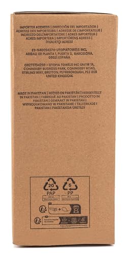 Utopia Home - Plastic Hangers 50 Pack - Space Saving Clothes Hanger - Durable and Strong Closet Organizers and Storage Makes It Ideal Stocking Stuffers or Apartment or Dorm Room Essentials (White)